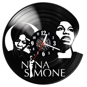 Zegar ścienny z płyty winylowej Nina Simone 1599.14