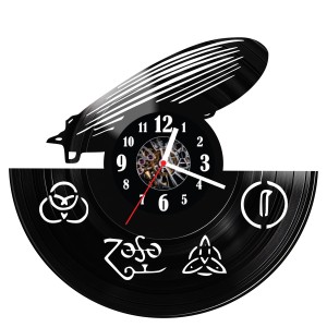 Zegar ścienny z płyty winylowej Led Zeppelin 1604.14