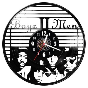 Zegar ścienny z płyty winylowej Boyz II Men 1635.14