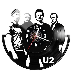 Zegar ścienny z płyty winylowej U2 1636.14