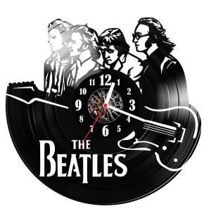 Zegar ścienny z płyty winylowej The Beatles 1639.14