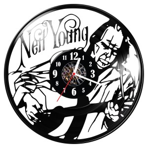 Zegar ścienny z płyty winylowej Neil Young 1654.14