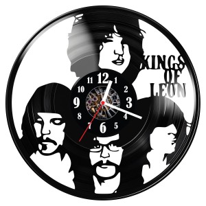 Zegar ścienny z płyty winylowej Kings of Leon 1655.14