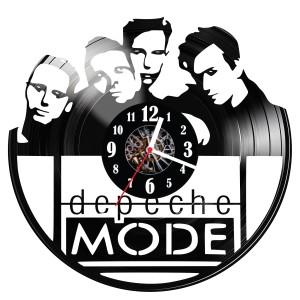 Zegar ścienny z płyty winylowej Depeche Mode 1671.14