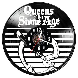 Zegar ścienny z płyty winylowej Queens of the Stone Age 1702.14