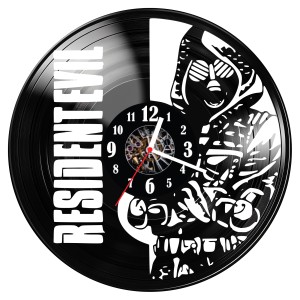 Zegar ścienny z płyty winylowej Resident Evil 1709.14 