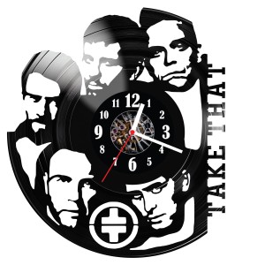 Zegar ścienny z płyty winylowej Take That 1732.14