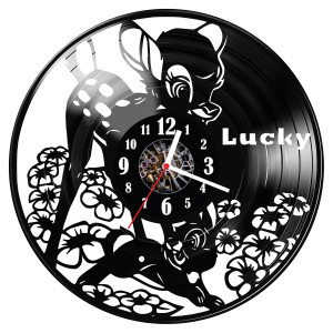 Zegar ścienny z płyty winylowej Lucky 1760.14