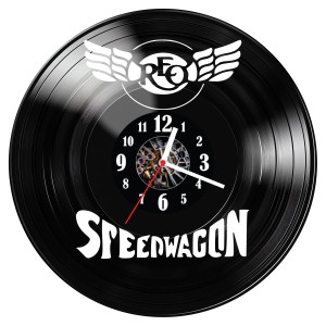 Zegar ścienny z płyty winylowej Speedwagon 1839.14