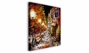 OBRAZ NA PŁÓTNIE 002 Alejka 70x70cm