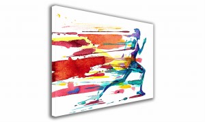 OBRAZ NA PŁÓTNIE 008 Biegacz 60x40cm