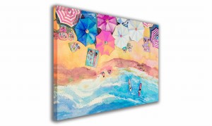 OBRAZ NA PŁÓTNIE 010 Brzeg morza 60x40cm