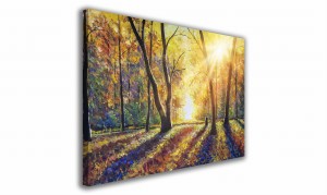 OBRAZ NA PŁÓTNIE 037 Jesienne słońce 60x40cm