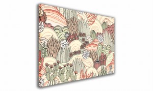 OBRAZ NA PŁÓTNIE 040 Kaktusy 60x40cm