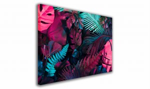 OBRAZ NA PŁÓTNIE 046 Kolorowe liście 60x40cm