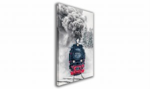 OBRAZ NA PŁÓTNIE 056 Lokomotywa 40x60cm