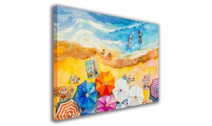 OBRAZ NA PŁÓTNIE 082 Plaża 60x40cm