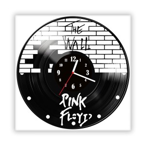 Zegar ścienny szklany czarny do salonu kuchni 39.14 Pink Floyd