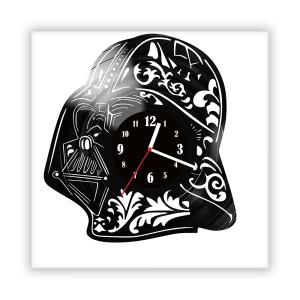 Zegar ścienny szklany czarny do salonu kuchni 67.14 Star Wars