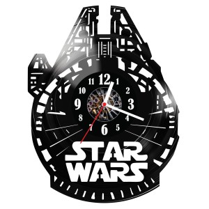 Zegar ścienny z płyty winylowej do salonu kuchni sypialni Star Wars 108.15
