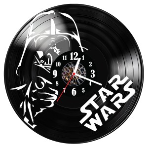 Zegar ścienny z płyty winylowej do salonu kuchni sypialni Star Wars 113.15