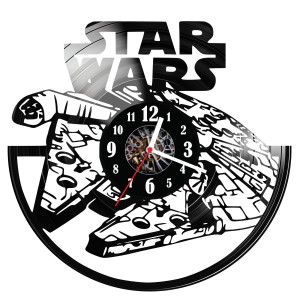 Zegar ścienny z płyty winylowej do salonu kuchni sypialni Star Wars 116.15