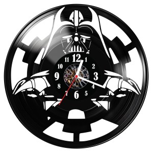 Zegar ścienny z płyty winylowej do salonu kuchni sypialni Star Wars 128.15