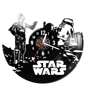 Zegar ścienny z płyty winylowej do salonu kuchni sypialni Star Wars 129.15
