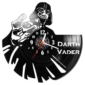 Zegar ścienny z płyty winylowej do salonu kuchni sypialni Star Wars 131.15