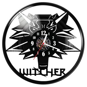 Zegar ścienny z płyty winylowej do salonu kuchni sypialni Wiedźmin 163.15