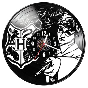 Zegar ścienny z płyty winylowej do salonu kuchni Harry Potter 172.15