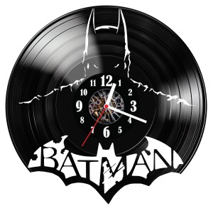 Zegar ścienny z płyty winylowej do salonu kuchni sypialni Batman 184.15
