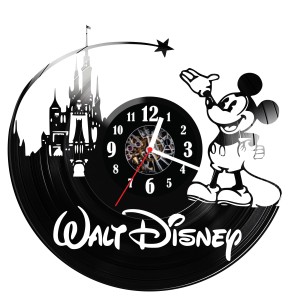 Zegar ścienny z płyty winylowej do salonu kuchni Walt Disney 209.15