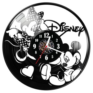 Zegar ścienny z płyty winylowej do salonu kuchni sypialni Disney 212.15