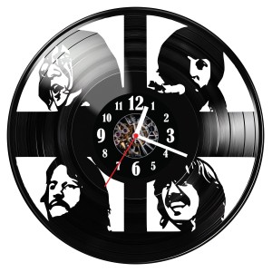 Zegar ścienny z płyty winylowej do salonu kuchni The Beatles 264.15