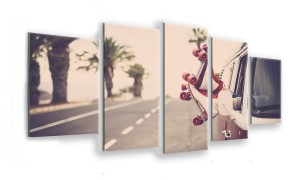 OBRAZ NA SZKLE 5-CZĘŚCIOWY - TYP E - Wrotki