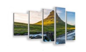 OBRAZ NA SZKLE 5-CZĘŚCIOWY - TYP F - Krajobraz