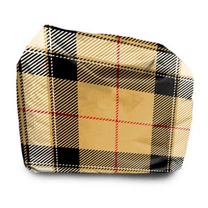 SIEDZISKO KWADRATOWE - Beżowa krata