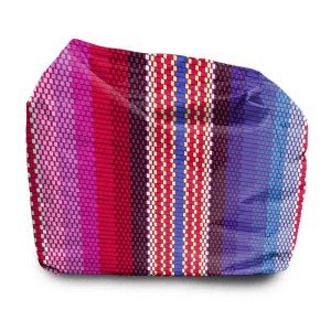 SIEDZISKO KWADRATOWE - Kolorowe paski