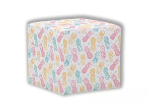 PUF KWADRATOWY DZIECIĘCY - Ananasy