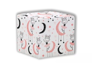 PUF KWADRATOWY DZIECIĘCY - Baletnice