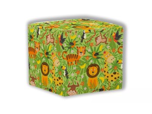 PUF KWADRATOWY DZIECIĘCY - Dżungla