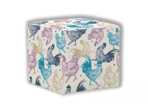 PUF KWADRATOWY DZIECIĘCY - Kury