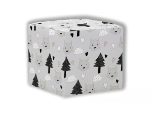 PUF KWADRATOWY DZIECIĘCY - Las