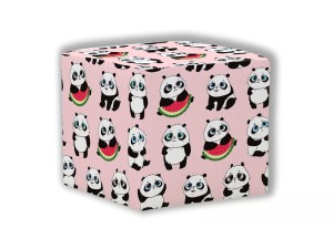 PUF KWADRATOWY DZIECIĘCY - Panda