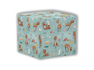 PUF KWADRATOWY DZIECIĘCY - Sarenki i zajączki