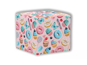 PUF KWADRATOWY DZIECIĘCY - Słodkości