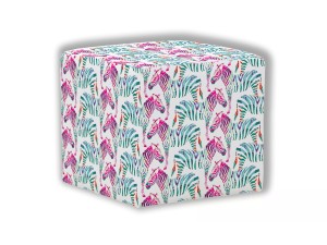 PUF KWADRATOWY DZIECIĘCY - Zebry