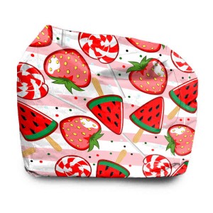 SIEDZISKO KWADRATOWE DZIECIĘCE - Arbuzy i truskawki