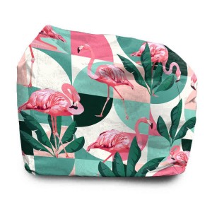 SIEDZISKO KWADRATOWE DZIECIĘCE - Flamingi